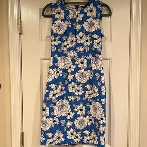 Banana Republic Floral Sheath Dress size 4